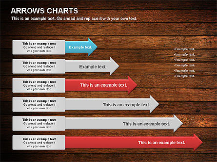 Arrows diagrama cronograma, Deslizar 11, 01088, Timelines & Calendars — PoweredTemplate.com