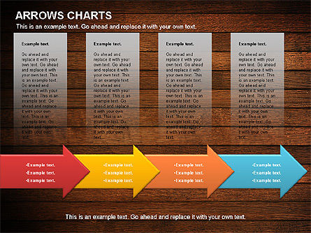 Arrows diagrama cronograma, Deslizar 7, 01088, Timelines & Calendars — PoweredTemplate.com