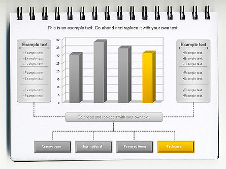 Concetto del grafico a colonna, Slide 4, 01089, Diagrammi Grafici — PoweredTemplate.com