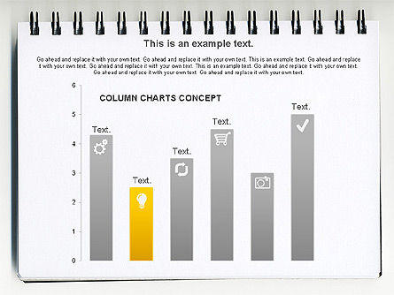 Concept de tableau de colonne, Diapositive 5, 01089, Graphiques — PoweredTemplate.com