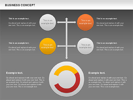 Conjunto de Diagramas de Negocios, Diapositiva 15, 01093, Modelos de negocios — PoweredTemplate.com