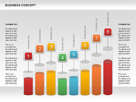 Conjunto de Diagramas de Negocios, Diapositiva 3, 01093, Modelos de negocios — PoweredTemplate.com