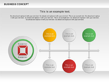 Conjunto de Diagramas de Negocios, Diapositiva 6, 01093, Modelos de negocios — PoweredTemplate.com