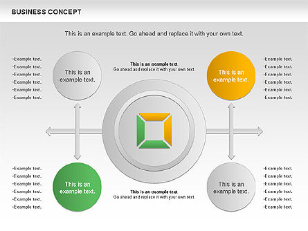 Conjunto de Diagramas de Negocios, Diapositiva 8, 01093, Modelos de negocios — PoweredTemplate.com