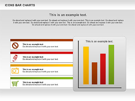 Gráfico de barras de los iconos, Diapositiva 10, 01094, Modelos de negocios — PoweredTemplate.com