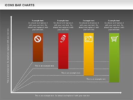 Gráfico de barras de los iconos, Diapositiva 12, 01094, Modelos de negocios — PoweredTemplate.com