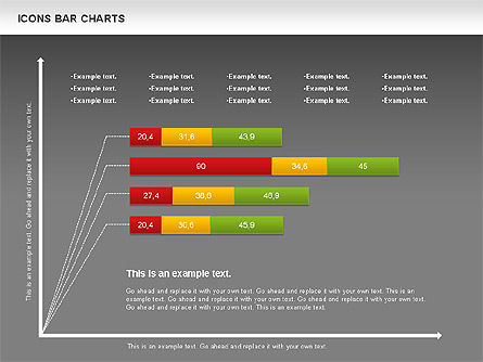 Gráfico de barras de los iconos, Diapositiva 14, 01094, Modelos de negocios — PoweredTemplate.com