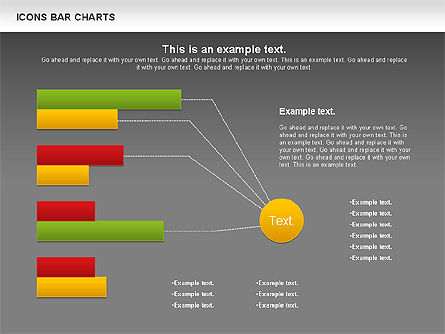 Gráfico de barras de los iconos, Diapositiva 15, 01094, Modelos de negocios — PoweredTemplate.com