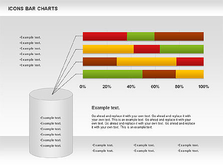 Icons Bar Chart, Slide 6, 01094, Business Models — PoweredTemplate.com