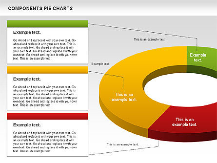 Gráfico de Donuts, Diapositiva 11, 01095, Gráficos circulares — PoweredTemplate.com