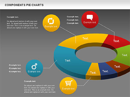 Donut Chart, Slide 16, 01095, Pie Charts — PoweredTemplate.com