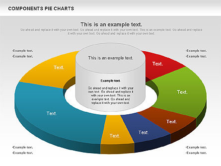 Donut Chart, Slide 6, 01095, Pie Charts — PoweredTemplate.com