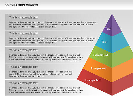 3D Pyramid Chart, Slide 8, 01096, Business Models — PoweredTemplate.com