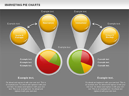 Diagram Pie Pemasaran, Slide 12, 01097, Model Bisnis — PoweredTemplate.com