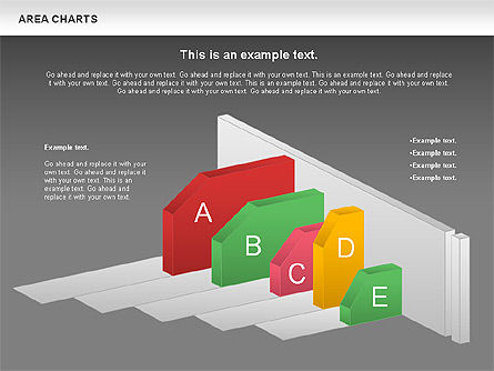 Area blocks chart, Dia 13, 01099, Businessmodellen — PoweredTemplate.com