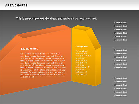 Area blocks chart, Dia 15, 01099, Businessmodellen — PoweredTemplate.com