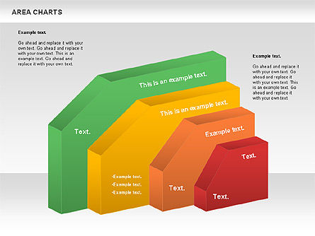 Area Blocks Chart, Slide 5, 01099, Business Models — PoweredTemplate.com