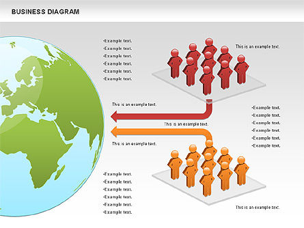 Diagrama demográfico, Diapositiva 2, 01101, Plantillas de presentación — PoweredTemplate.com