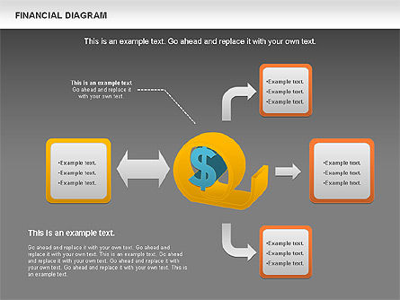 Diagrama de Gestión Financiera, Diapositiva 14, 01102, Modelos de negocios — PoweredTemplate.com