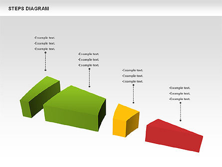 Farbstufen Diagramm, Folie 10, 01103, Ablaufdiagramme — PoweredTemplate.com