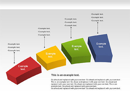 Color Stages Diagram, Slide 2, 01103, Stage Diagrams — PoweredTemplate.com