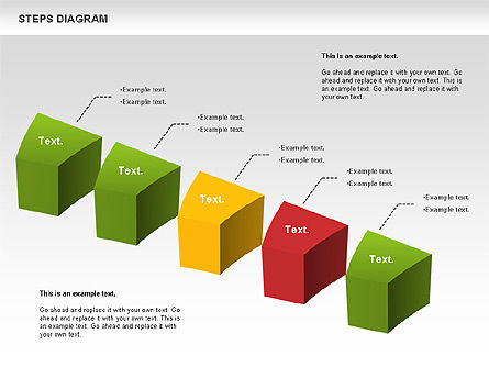 Diagrama de las etapas del color, Diapositiva 5, 01103, Diagramas de la etapa — PoweredTemplate.com