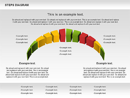 Diagrama de las etapas del color, Diapositiva 6, 01103, Diagramas de la etapa — PoweredTemplate.com