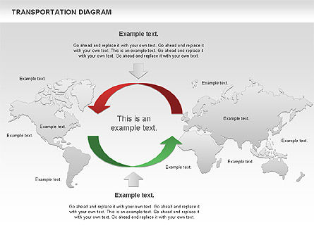 Diagramme du transport aérien, Diapositive 10, 01105, Modèles commerciaux — PoweredTemplate.com