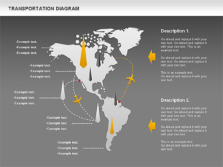 Luchtbrug diagram, Dia 12, 01105, Businessmodellen — PoweredTemplate.com
