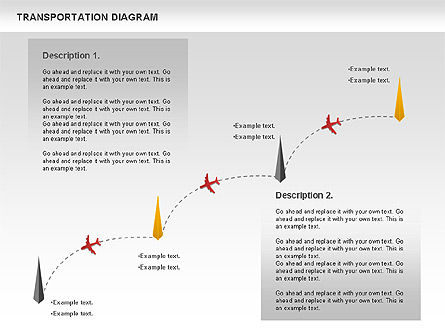 Luchtbrug diagram, Dia 6, 01105, Businessmodellen — PoweredTemplate.com