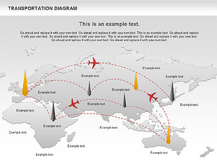 Luchtbrug diagram, Dia 8, 01105, Businessmodellen — PoweredTemplate.com