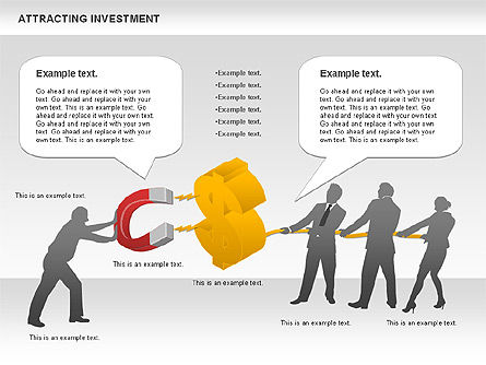 Attraktive Investitionsformen, PowerPoint-Vorlage, 01107, Business Modelle — PoweredTemplate.com
