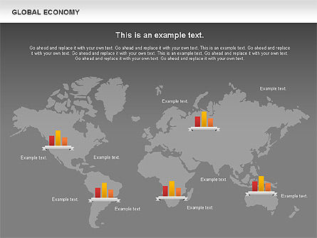 World diagrama de recursos, Deslizar 13, 01108, Modelos de Negócio — PoweredTemplate.com