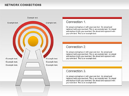 Schéma de réseau cellulaire, Diapositive 10, 01109, Modèles commerciaux — PoweredTemplate.com
