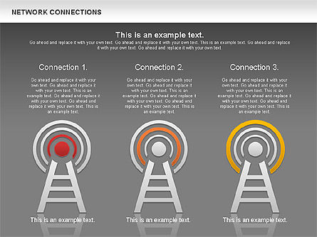 Schéma de réseau cellulaire, Diapositive 16, 01109, Modèles commerciaux — PoweredTemplate.com