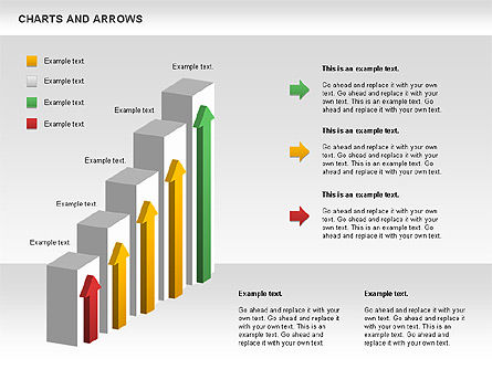 Charts and Arrows Set, Slide 7, 01110, Shapes — PoweredTemplate.com
