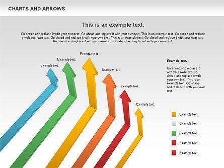 Conjunto de gráficos y flechas, Diapositiva 8, 01110, Formas — PoweredTemplate.com