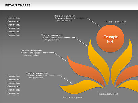 Leaves diagrama, Deslizar 12, 01113, Modelos de Negócio — PoweredTemplate.com