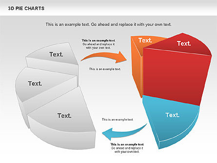 3D Pie Chart, Slide 5, 01114, Pie Charts — PoweredTemplate.com