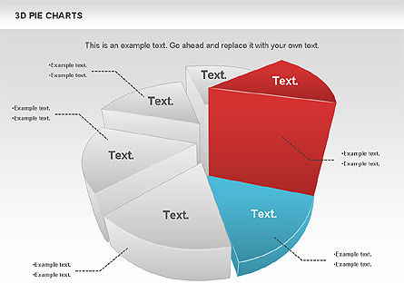 3D Pie Chart, Slide 6, 01114, Pie Charts — PoweredTemplate.com