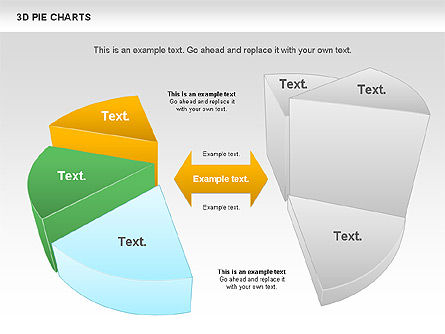 Grafico a settori 3d, Slide 9, 01114, Grafici a Torta — PoweredTemplate.com