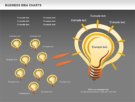 Bedrijfs idee diagram, Dia 12, 01115, Businessmodellen — PoweredTemplate.com