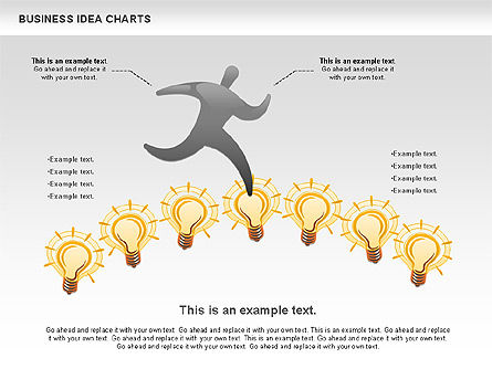 Bedrijfs idee diagram, Dia 9, 01115, Businessmodellen — PoweredTemplate.com