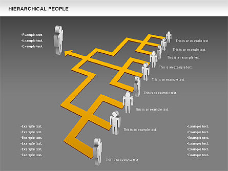 Schéma de structure, Diapositive 12, 01116, Graphiques organisationnels — PoweredTemplate.com