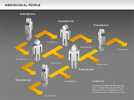 Schema della struttura, Slide 13, 01116, Grafici Organizzativi — PoweredTemplate.com