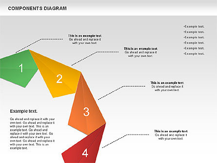 Diagram Presentasi Proyek, Slide 4, 01117, Model Bisnis — PoweredTemplate.com
