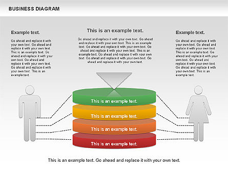 Marketing rapport diagram, Dia 10, 01118, Businessmodellen — PoweredTemplate.com