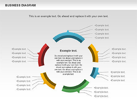 Marketing rapport diagram, Dia 11, 01118, Businessmodellen — PoweredTemplate.com