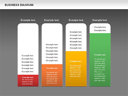 Diagram Laporan Pemasaran, Slide 13, 01118, Model Bisnis — PoweredTemplate.com