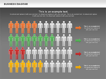 Marketing rapport diagram, Dia 14, 01118, Businessmodellen — PoweredTemplate.com